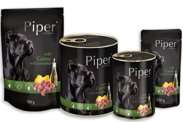 Piper Wet Dog Food - Με Κυνήγι και Κολοκύθα