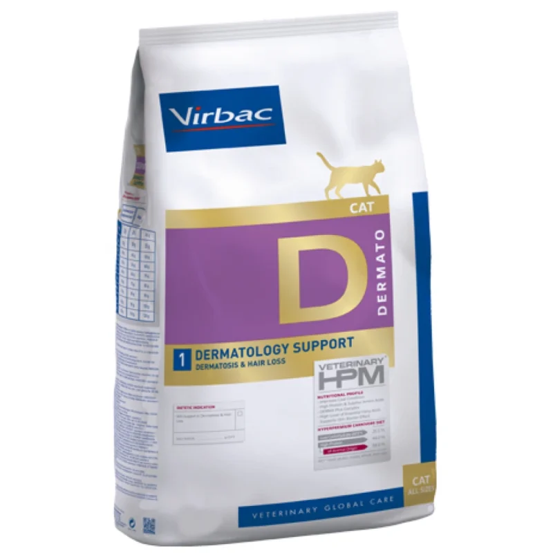 Κλινική δίαιτα γάτας Virbac Cat Dermatology Support