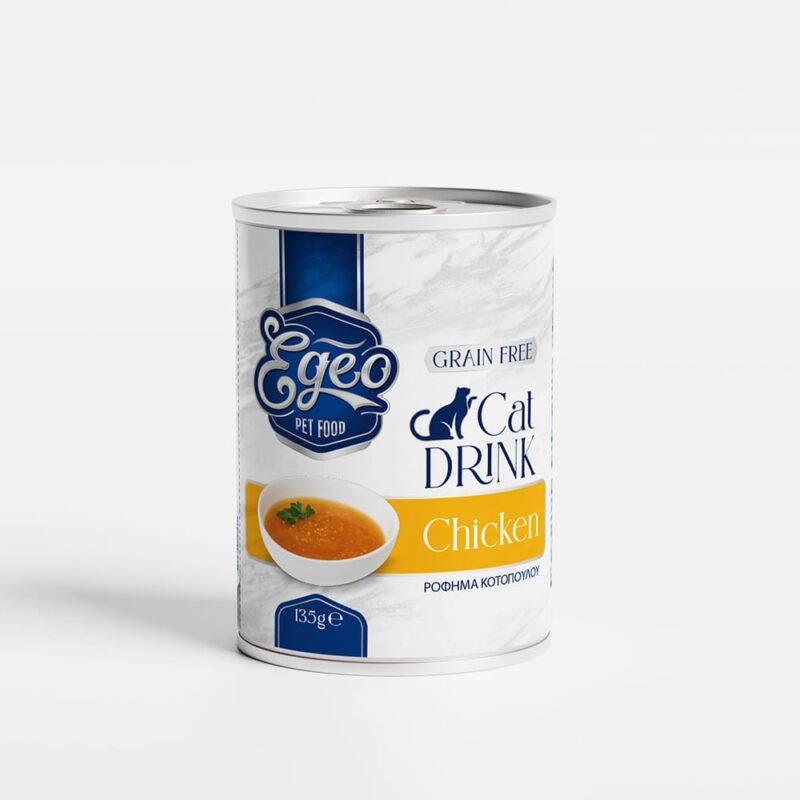 Egeo Drink Ρόφημα Με Κοτόπουλο Για Γάτες - Image 1