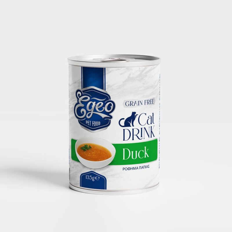 Egeo Drink Ρόφημα Με Πάπια Για Γάτες - Image 1
